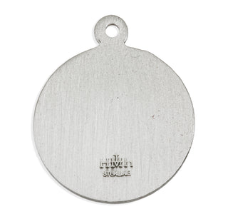 Sterling Silver Round Shaped St. Patrick Medal
