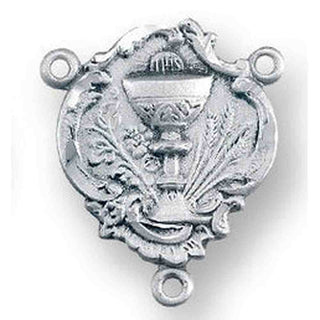 Sterling Silver Miraculous Rosary Center