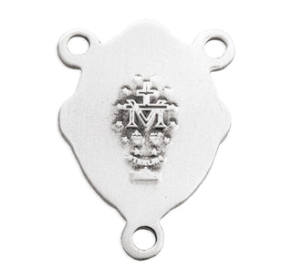 Sterling Silver Scapular Rosary Center