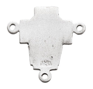 Sterling Silver Our Lady of Grace Rosary Center