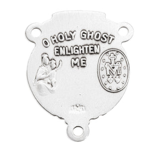 Sterling Silver Miraculous Rosary Center