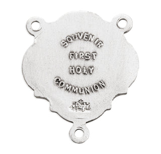 Sterling Silver Miraculous Rosary Center