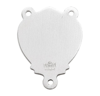 Sterling Silver Scapular Rosary Center
