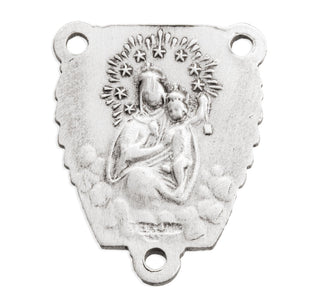 Sterling Silver Scapular Rosary Center