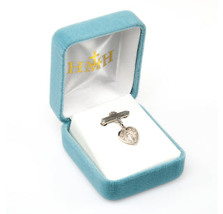 Sterling Silver Baby Guardian Angel Pin