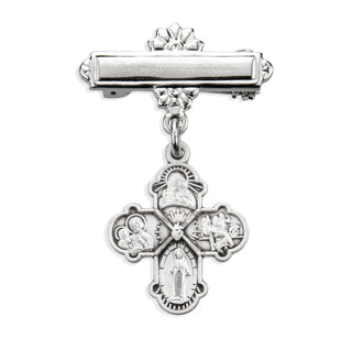 Sterling Silver Baby Celtic Cross Pin