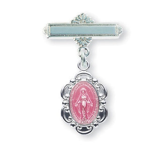 Sterling Silver Baby Miraculous Pin