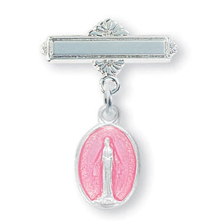 Sterling Silver Our Lady of Grace Lapel Pin