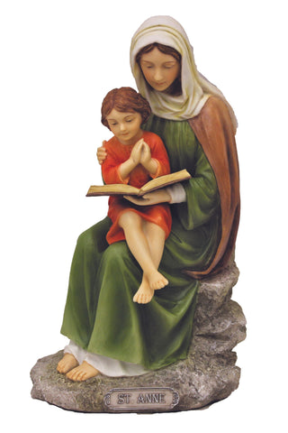 St. Ann with Mary in Color 8"