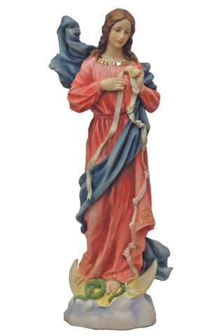 Our Lady Undoer of Knots in Color 8"