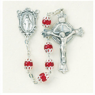 Black Freshwater Pearl Rosary - Engravable