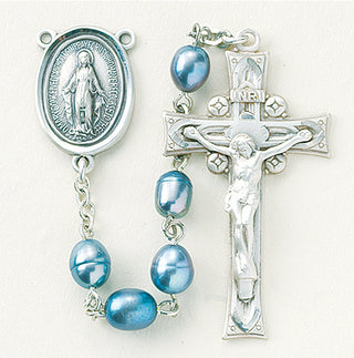 Genuine Mother Of Pearl Rosary - Engravable