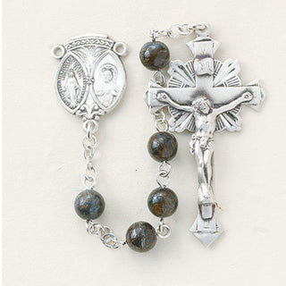 Round Genuine Gold Copper Rosary