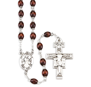 Saint Francis 7 Decade Franciscan Crown Rosary Engravable