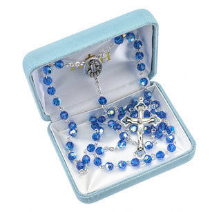6mm Bermuda Blue Finest Crystal Beads