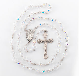 Austrian Crystal Rosary - Engravable