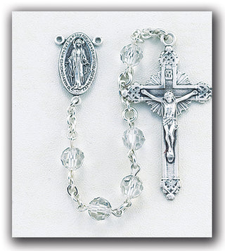 Smoked Crystal Finest Austrian Crystal Rosary - Engravable