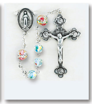 Austrian Crystal Rosary - Engravable