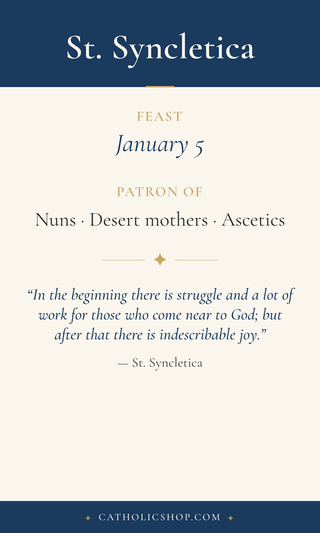 St. Syncletica Holy Cards