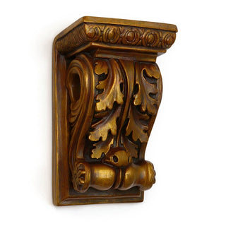 Drapery Wood Bracket Wall Bracket - 9-inch — Bronze finish