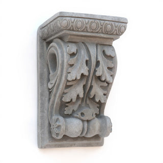 Drapery Wood Bracket Wall Bracket - 9-inch — Limestone finish