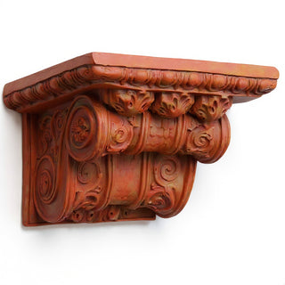 Ornamental Scroll Wall Plaque - 8-inch — Metro finish