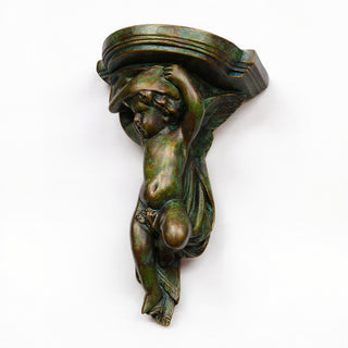 Angelic Bracket Wall Bracket - 13-inch — Green Bronze finish