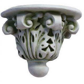 Stone Button Bracket Wall Bracket - 8-inch — Mossy Green finish