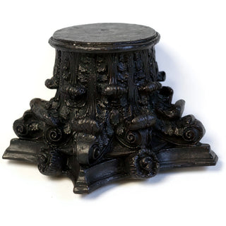 Corinthian Riser Pedestal — Iron finish