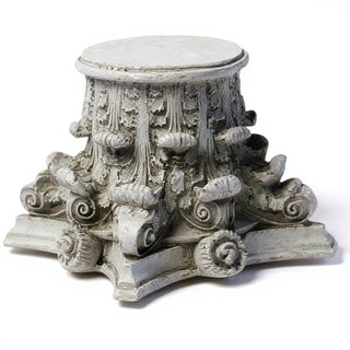Corinthian Riser Pedestal — Old Stone finish