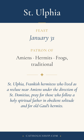St. Ulphia Holy Cards