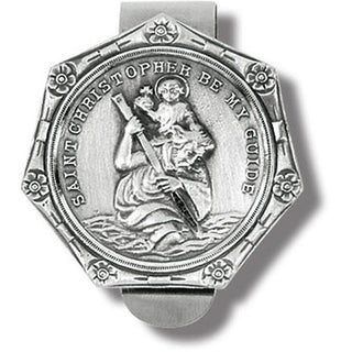 St Christopher Auto Visor Clip 3-Pack