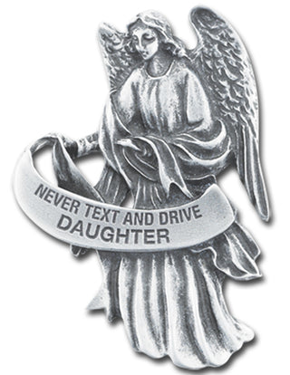 Guardian Angel Visor Clip Daughter Don'T Text 3-Pack
