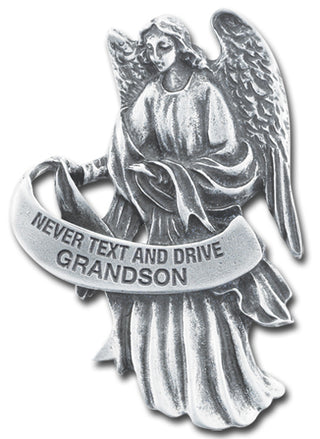 Guardian Angel Visor Clip Grandson Don'T Text 3-Pack