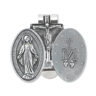 Miraculous Medal Visor Clip 3-Pack