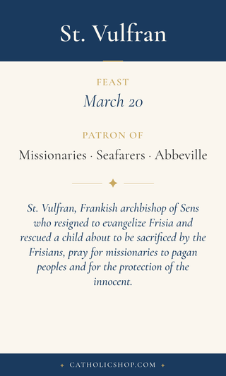 St. Vulfran Holy Cards