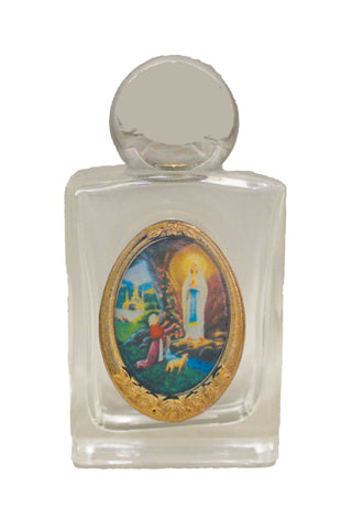 Our Lady of Lourdes Holy Water Bottle 1.75x2.25"