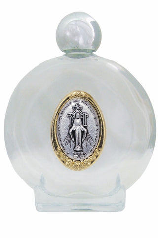 Miraculous Medal Holy Water Bottle  3.25x4.5"