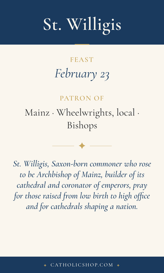 St. Willigis Holy Cards
