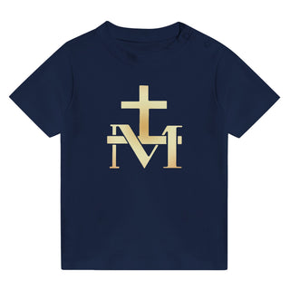Gold Marian Cross Monogram Baby T-Shirt - view 6