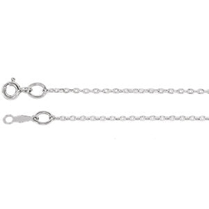 18-inch Cable Chain with Spring Ring - Sterling Silver