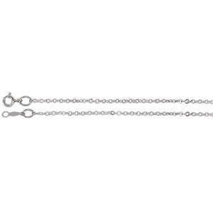 18-inch Cable Chain with Spring Ring - Sterling Silver