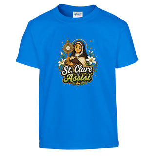 St. Clare of Assisi Kids T-Shirt - view 11