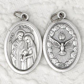 Bulk Holy Family / Holy Spirit Double Sided Medals