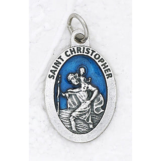 Bulk Saint Christopher Premium 1 Inch Enameled Medals