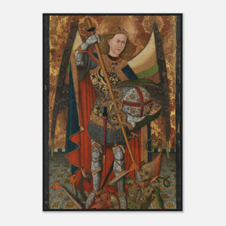 St. Michael the Archangel Gilded Framed Print - view 6