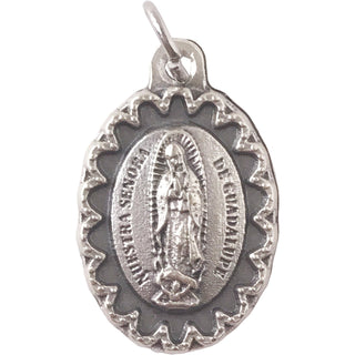 Bulk Our Lady Of Guadalupe Medals with Scalloped Frame