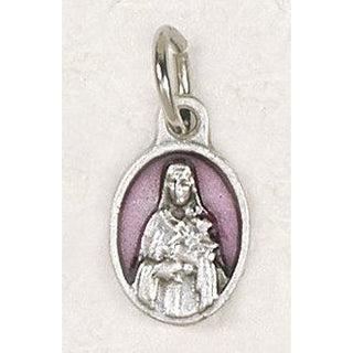 Bulk Saint Therese Oval Enameled Bracelet Medals
