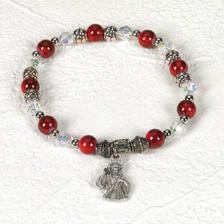 4-pack - Divine Mercy Pendant - Italian Charm Bracelet