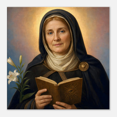 St. Aldegundis - Devotional Canvas